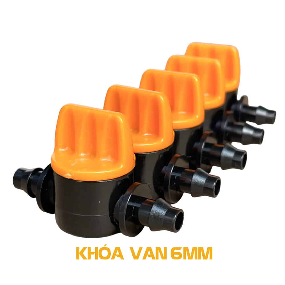 Van Khóa Ống PE 6mm