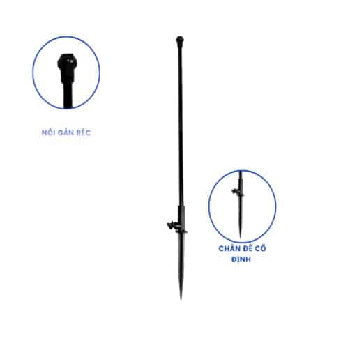 Chân cắm thuỷ tinh 12mm*7 cao 1 mét
