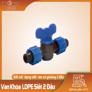 Van Khóa LDPE Đai Siết 2 Đầu 25mm