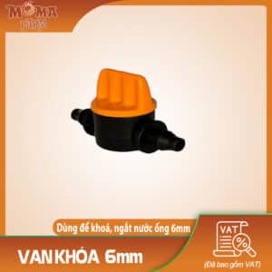 Van Khóa Ống PE 6mm