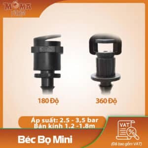 Béc Đen Mini Gắn Vào Ống HDPE