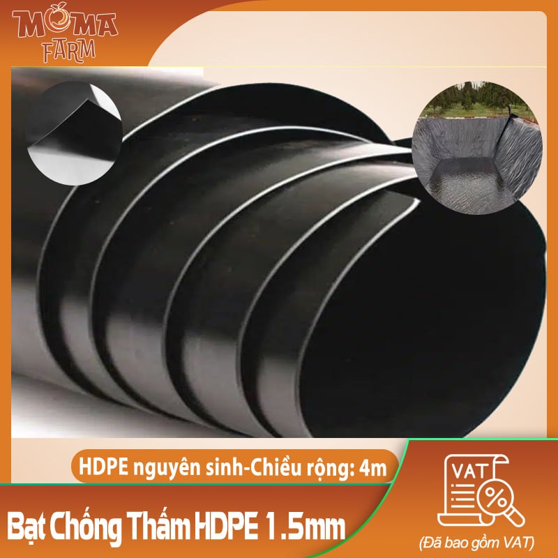 Bạt chống thấm HDPE 1.5mm