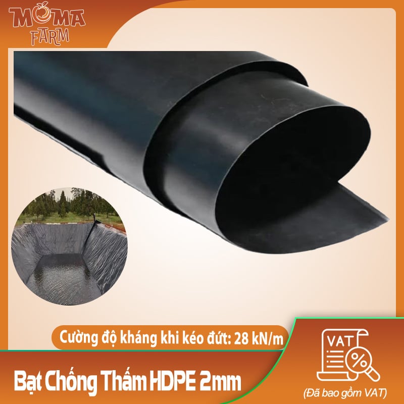 Bạt chống thấm HDPE 2mm