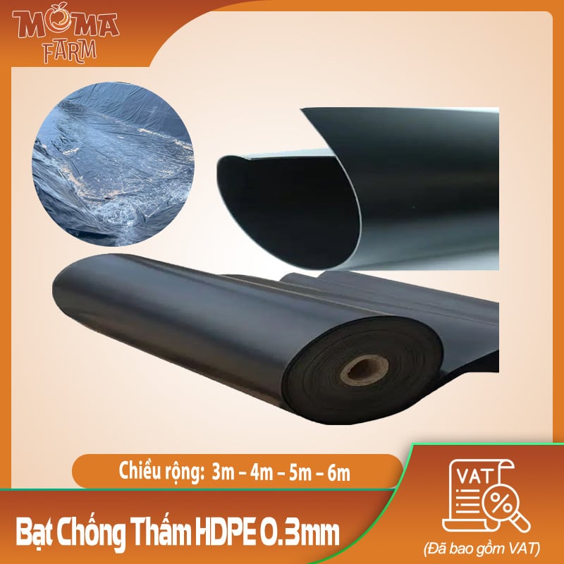 Bạt chống thấm HDPE 0.3mm